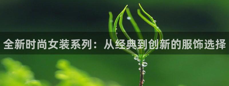开丰娱乐寸67五壹叁八：全新时尚女装系列